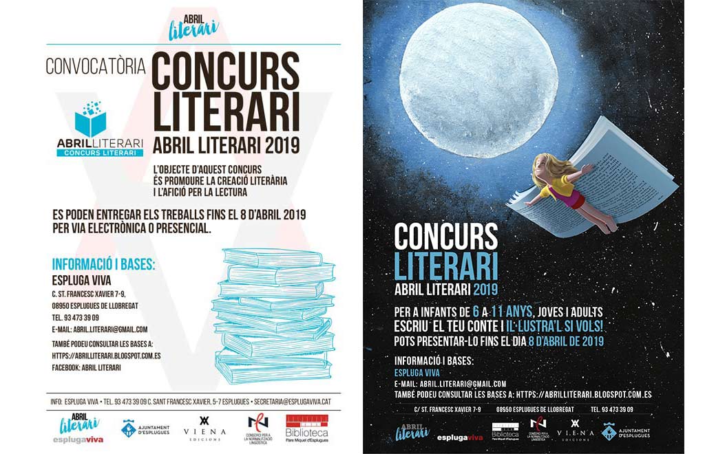 Convocatòria concurs Abril Literari 2019